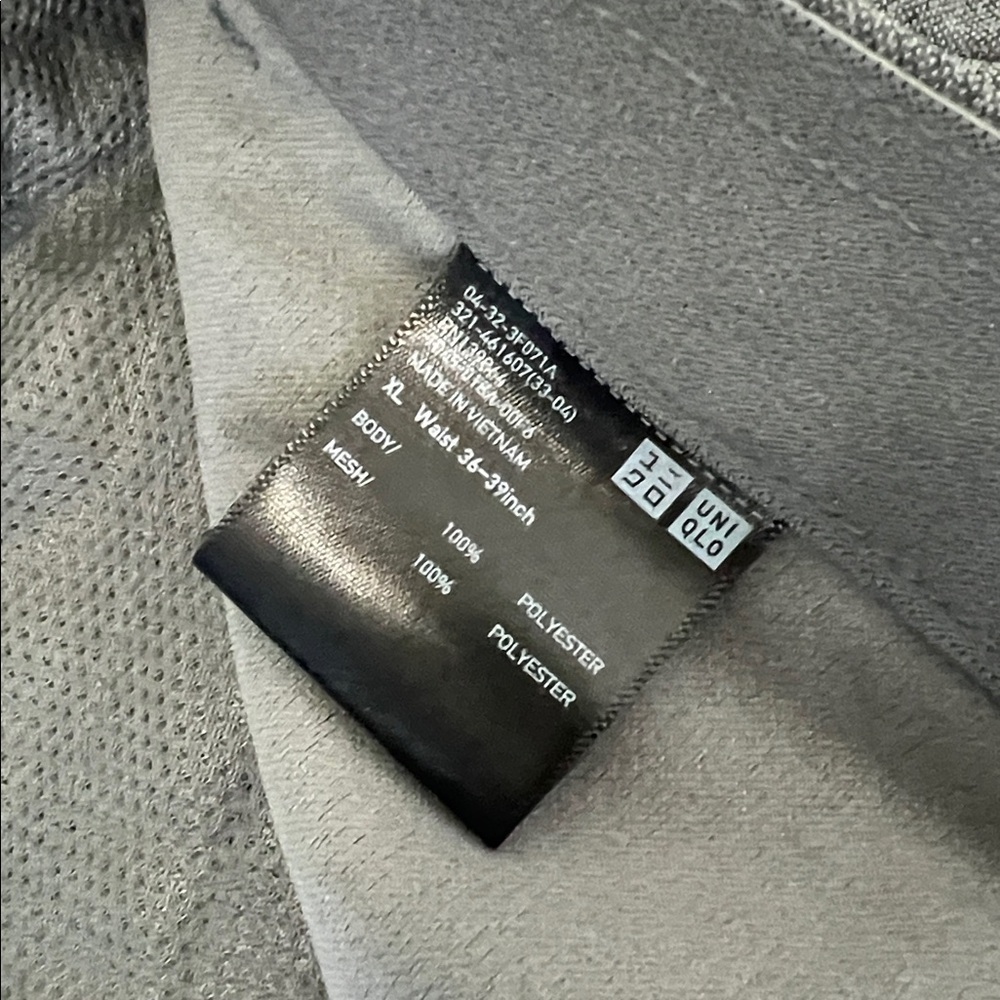 Uniqlo Flat Front Drawstring Pant Gray Size XL - Picture 5 of 7